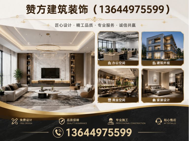 于洪区赞方建筑装饰展示图