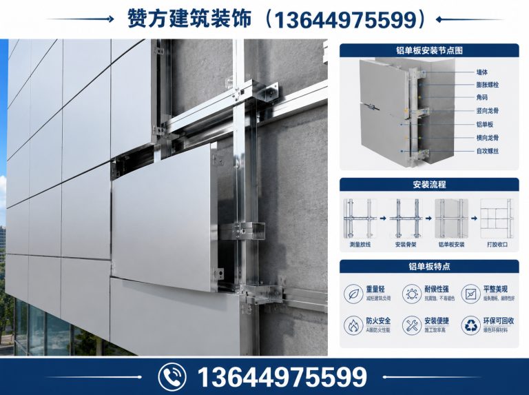 于洪区铝单板安装展示图